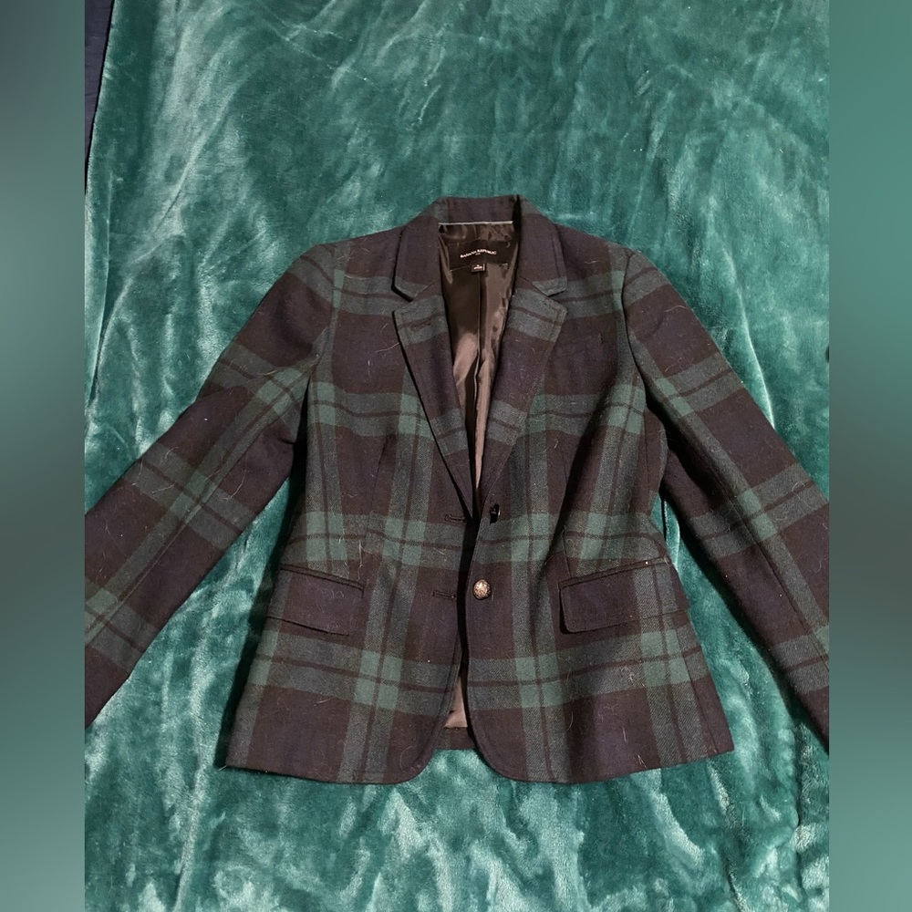 Blackwatch plaid Banana Republic Blazer